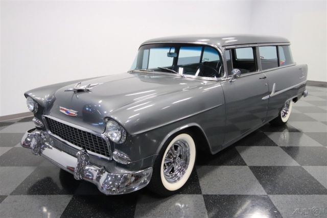 1955 Red Chevrolet Bel Air/150/210