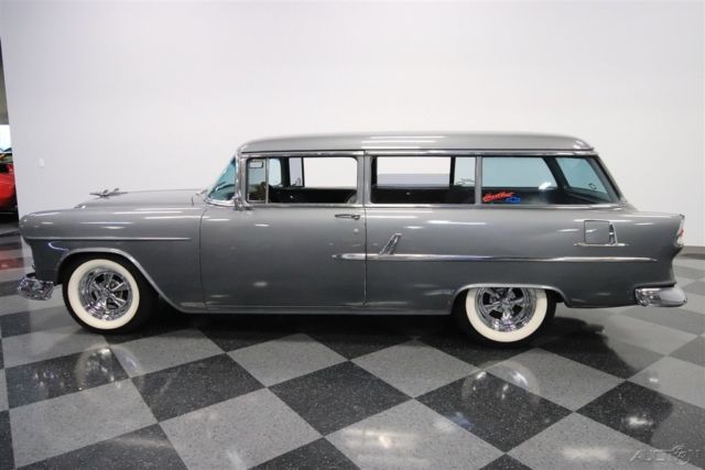 1955 Red Chevrolet Bel Air/150/210