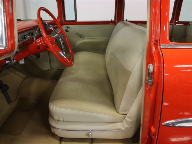 1955 Red Chevrolet Bel Air/150/210