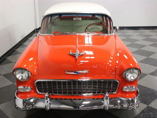1955 Red Chevrolet Bel Air/150/210