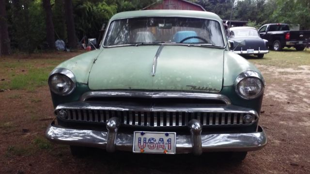 1955 Green Willys 4 door Car
