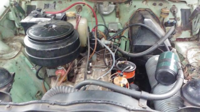 1955 Green Willys 4 door Car