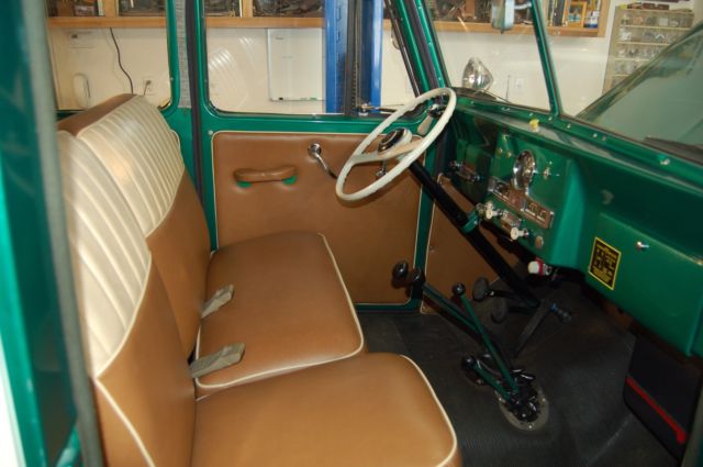 1955 Green Willys 4 WD Wagon Wagon