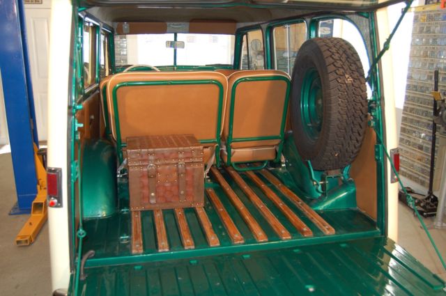 1955 Green Willys 4 WD Wagon Wagon