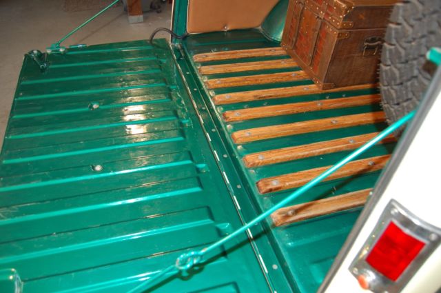 1955 Green Willys 4 WD Wagon Wagon