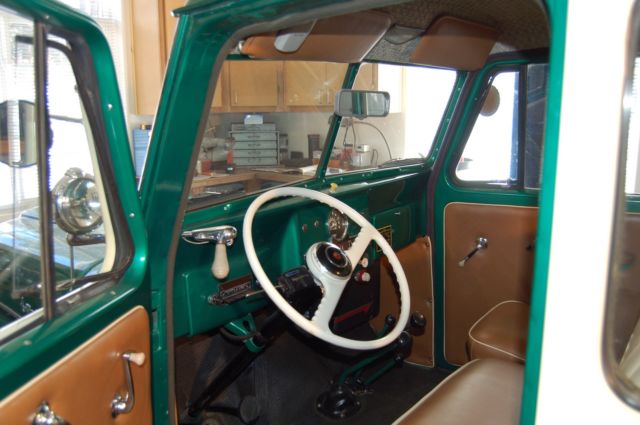 1955 Green Willys 4 WD Wagon Wagon