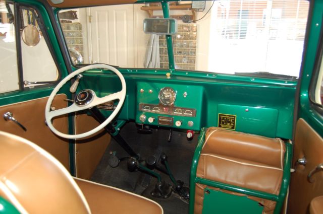 1955 Green Willys 4 WD Wagon Wagon