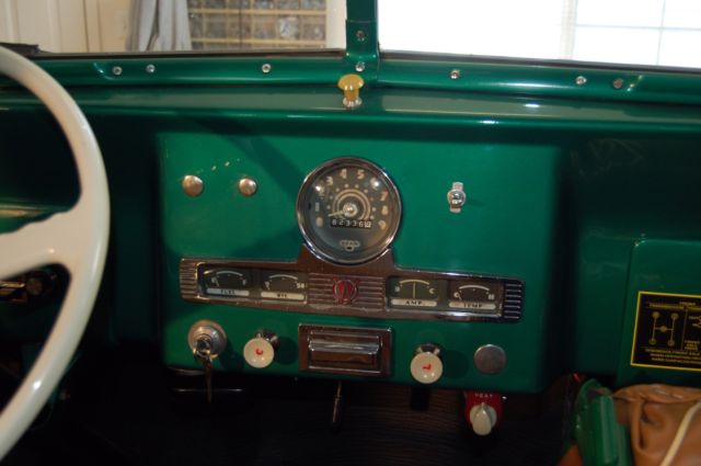 1955 Green Willys 4 WD Wagon Wagon