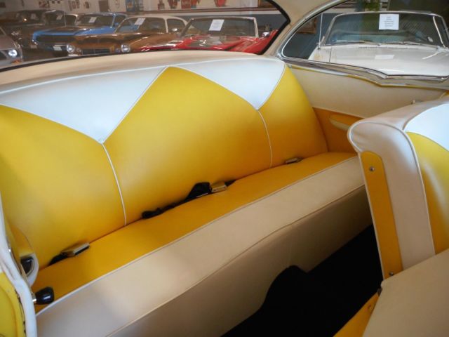 1956 Yellow/White Chevrolet Bel Air/150/210