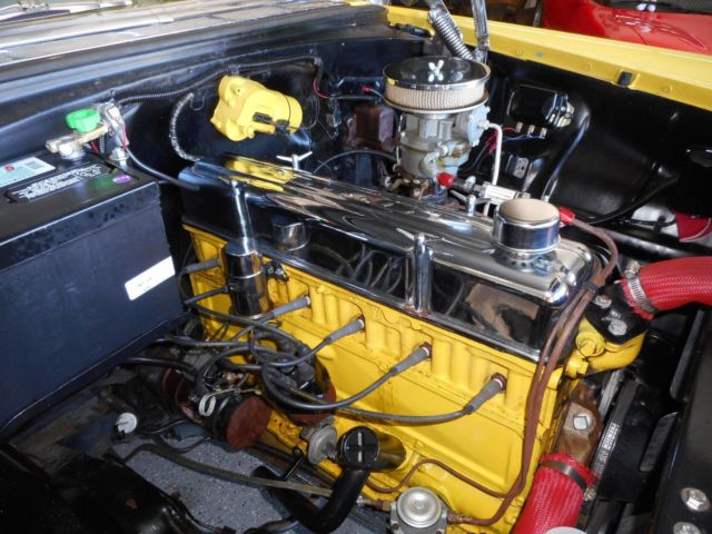 1956 Yellow/White Chevrolet Bel Air/150/210