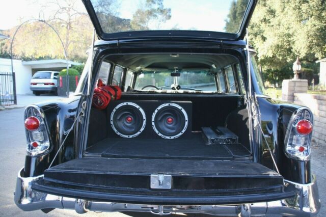 1956 Black & Yellow Chevrolet Bel Air/150/210 Wagon