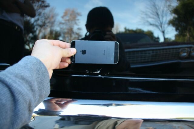 1956 Black & Yellow Chevrolet Bel Air/150/210 Wagon
