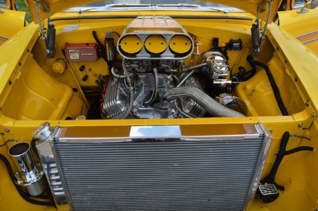 1956 Yellow Chevrolet Bel Air/150/210 Sedan