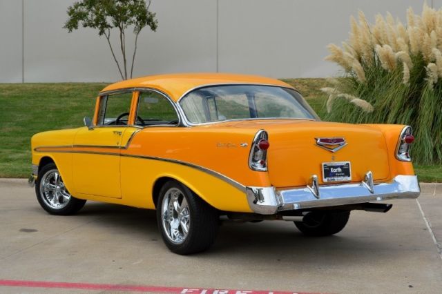 1956 Yellow Chevrolet Bel Air/150/210 Sedan