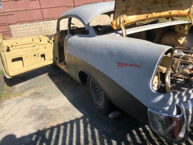 1956 Gray Chevrolet Bel air Coupe