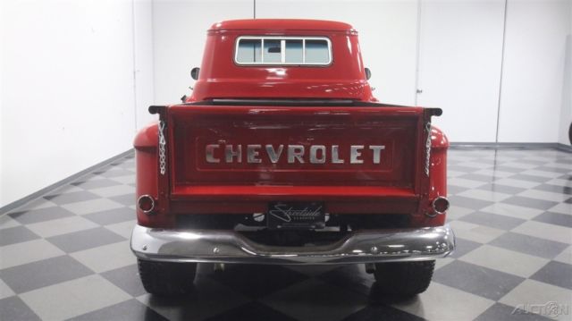 1956 Red Chevrolet 3100