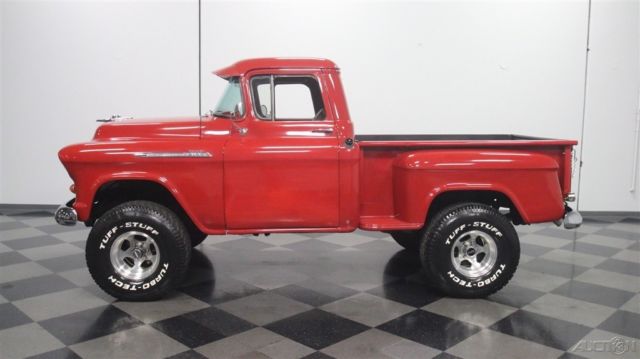 1956 Red Chevrolet 3100