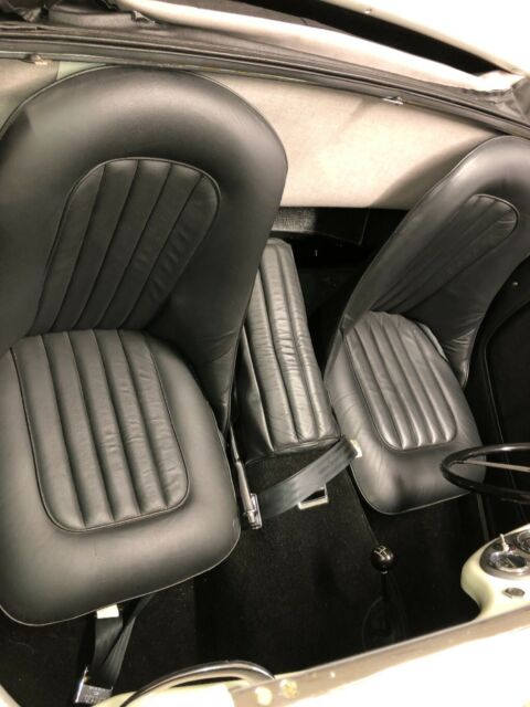 1956 White Austin Healey 100 Convertible