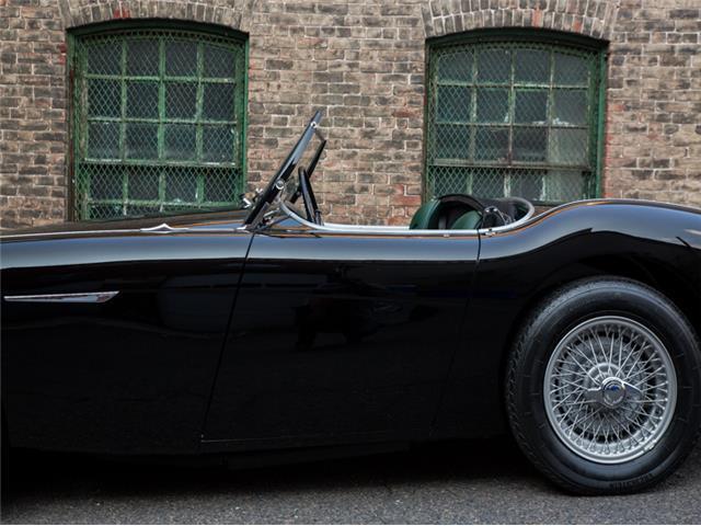 1956 Black Austin Healey 100-4 BN2 Convertible