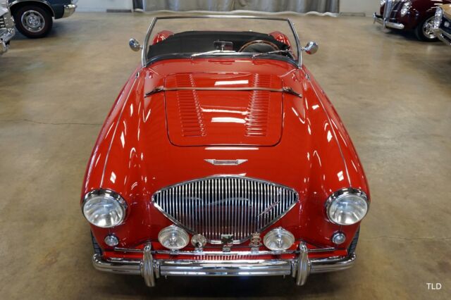 1956 Red Austin Healey 100-4 Convertible