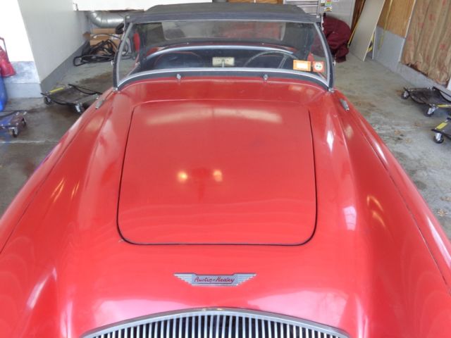 1956 Gun metal Austin Healey 100-4 Convertible