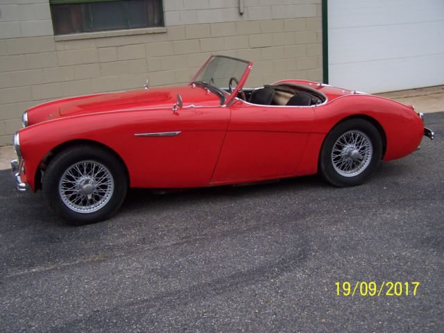 1956 Colorado Red Austin Healey BN2 Roadster