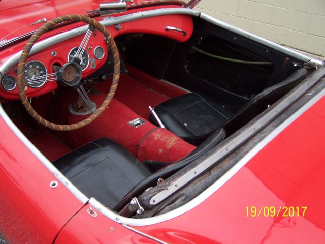 1956 Colorado Red Austin Healey BN2 Roadster