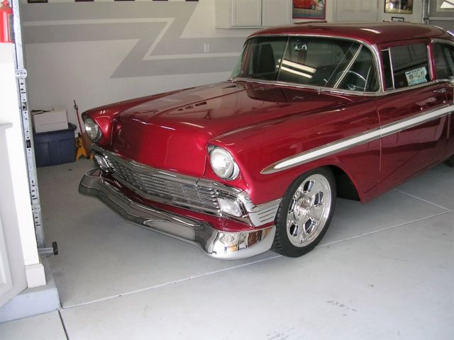 1956 RED/WHITE Chevrolet Bel Air/150/210