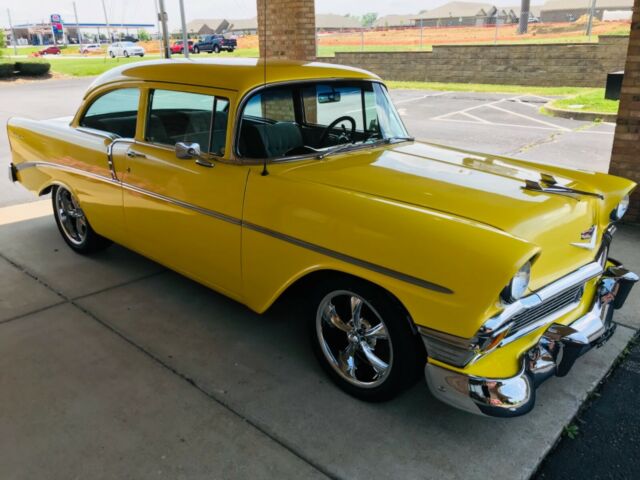 1956 Yellow Chevrolet Bel Air/150/210 Coupe