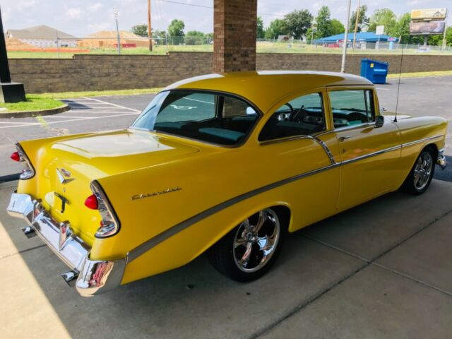 1956 Yellow Chevrolet Bel Air/150/210 Coupe