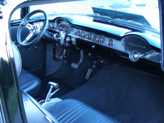 1956 Black Chevrolet Bel Air/150/210 Coupe