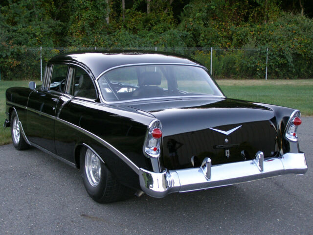 1956 Black Chevrolet Bel Air/150/210 Coupe