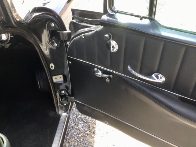 1956 White & charcoal Chevrolet Bel Air/150/210 2 door HT