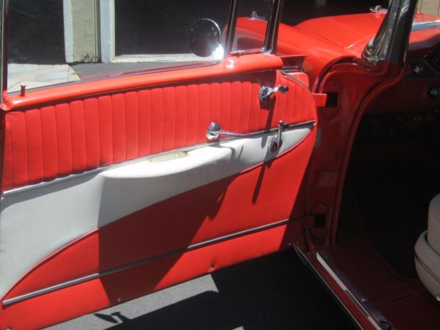 1956 RED Chevrolet Bel Air/150/210 Convertible