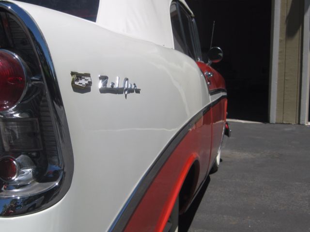 1956 RED Chevrolet Bel Air/150/210 Convertible