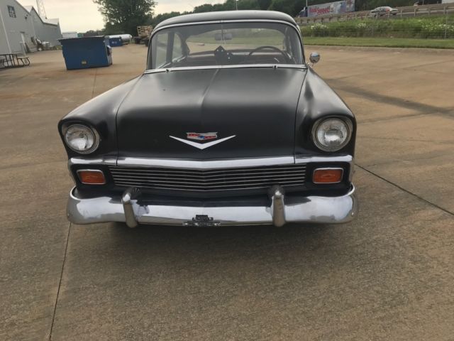 1956 Black Chevrolet Bel Air/150/210