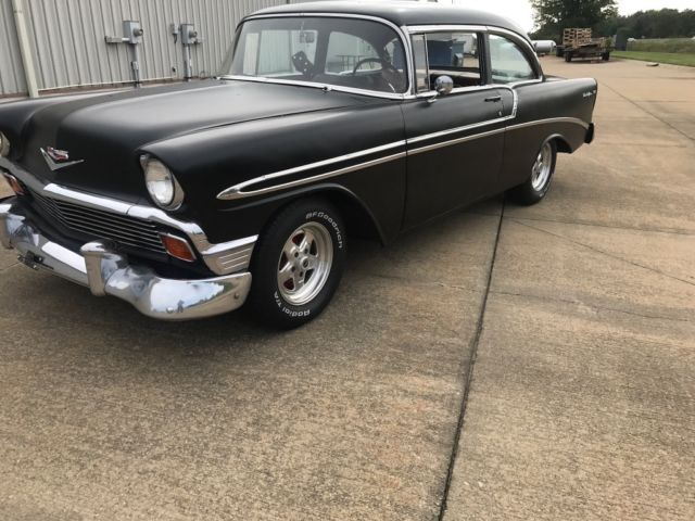 1956 Black Chevrolet Bel Air/150/210