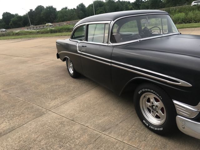 1956 Black Chevrolet Bel Air/150/210