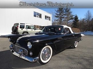 1956 Black Ford Thunderbird Convertible