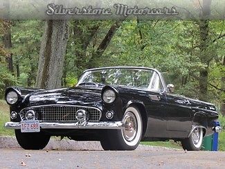 1956 Black Ford Thunderbird Convertible