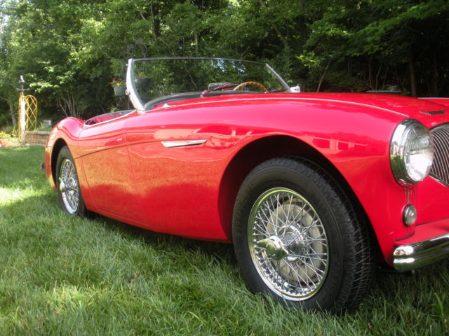 1956 Red Austin Healey Other Convertible