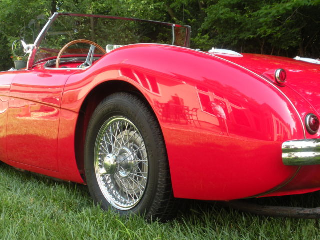1956 Red Austin Healey Other Convertible