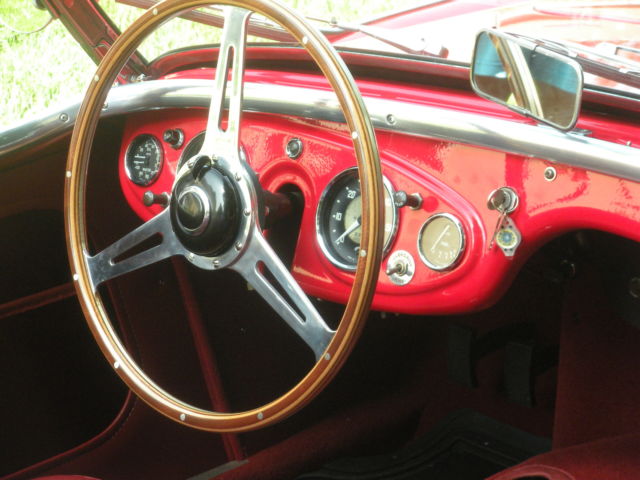 1956 Red Austin Healey Other Convertible