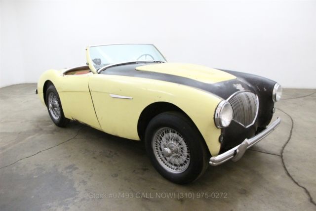 1956 Yellow Austin-Healey 100-4