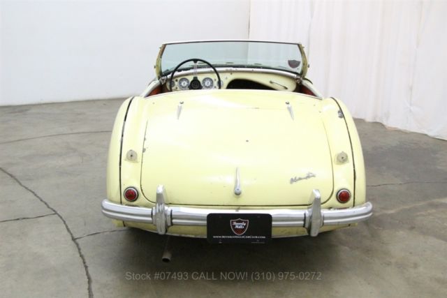 1956 Yellow Austin-Healey 100-4