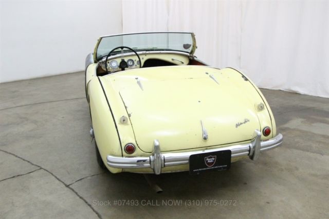 1956 Yellow Austin-Healey 100-4