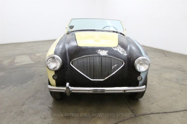 1956 Yellow Austin-Healey 100-4