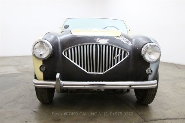 1956 Yellow Austin-Healey 100-4