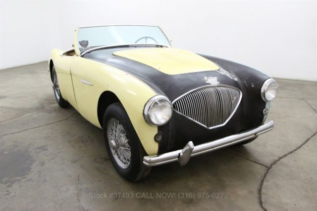 1956 Yellow Austin-Healey 100-4