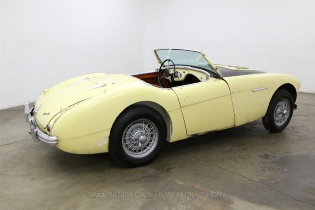 1956 Yellow Austin-Healey 100-4